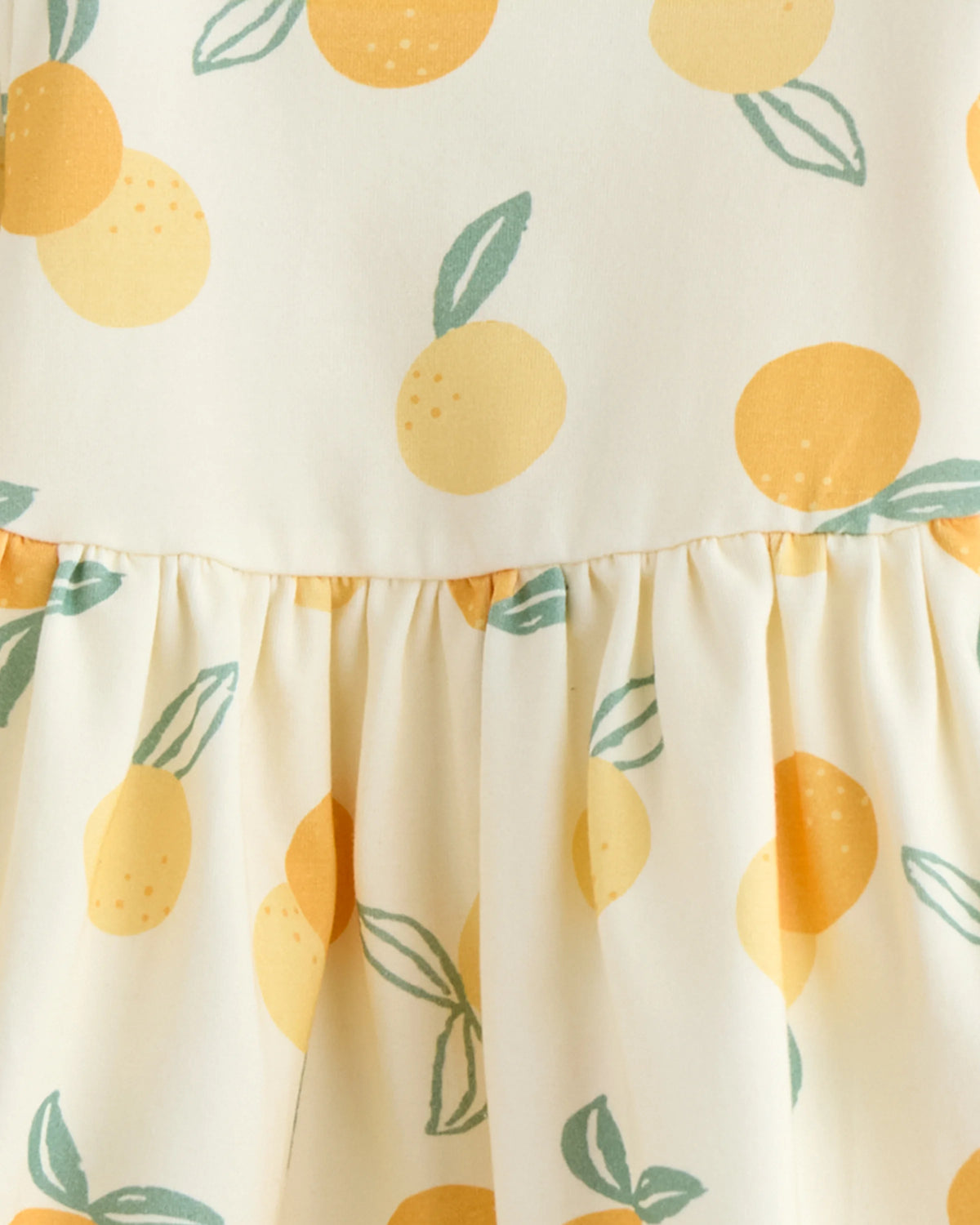 Organic Cotton Fit and Flare Pocket Dress - 12-18M / Cloud Rainbow Stripe