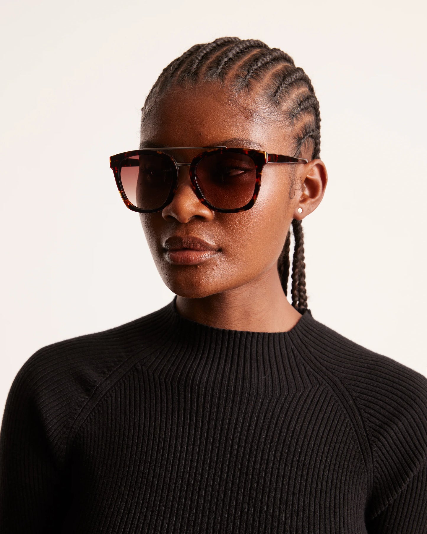 Remi Polarized Acetate Sunglasses - One Size / Ginger Tortoise with Brown Gradient lens