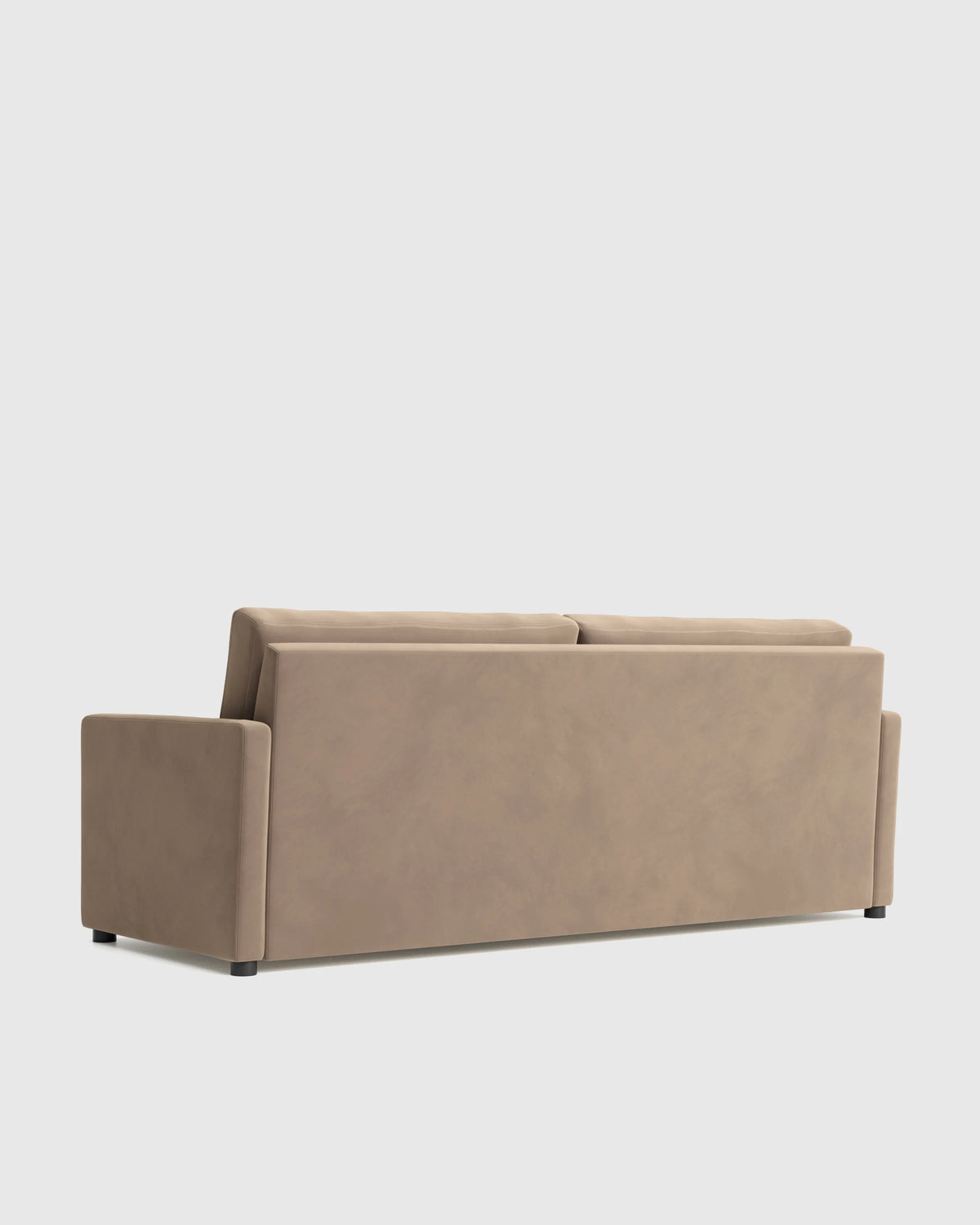 Brennan Sofa in Performance Velvet - 7ft / Taupe