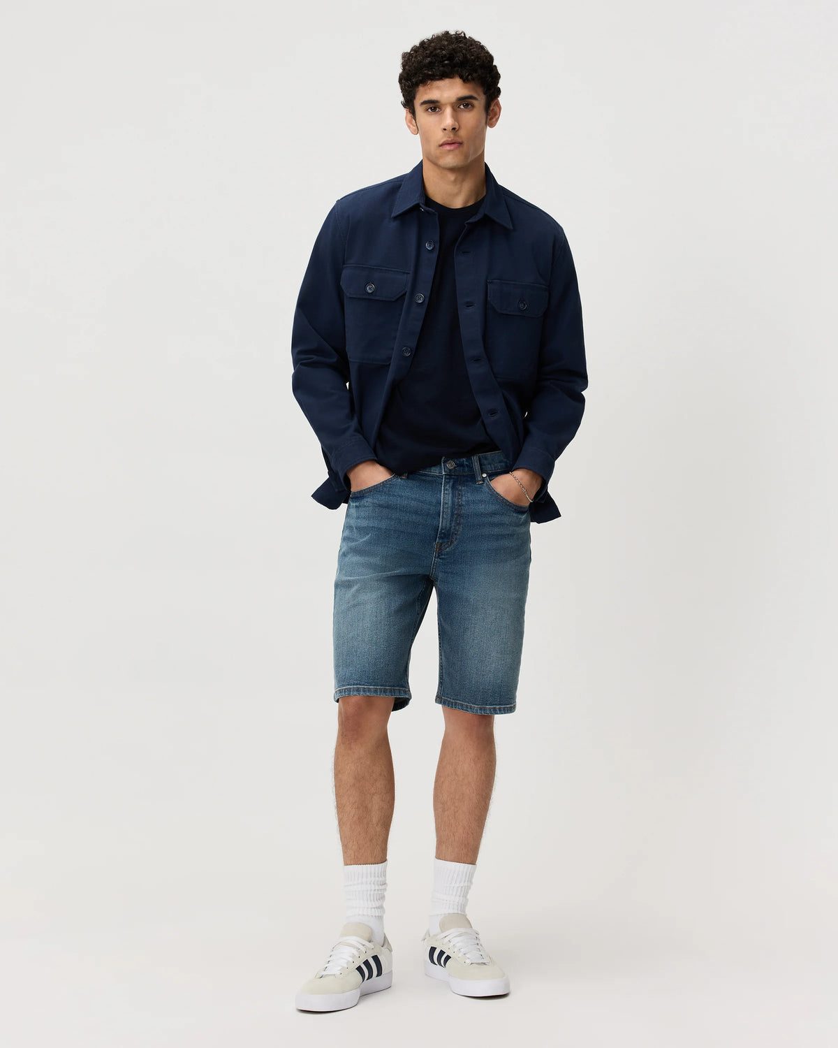 Warren Stretch Denim Shorts - 10" - 30 / Black