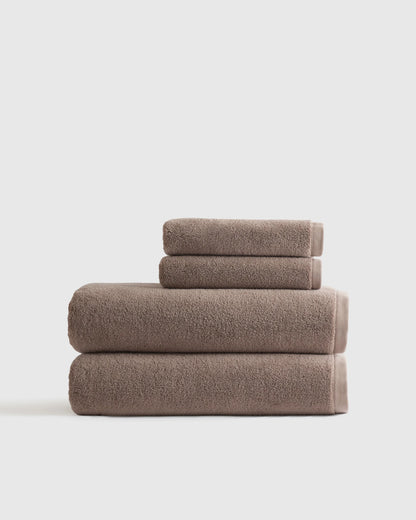 Plush Organic Turkish Cotton Bath Sheet Bundle (4 pieces) - One Size / White