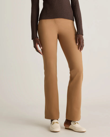 Ultra-Stretch Ponte Bootcut Pants - XS / Black