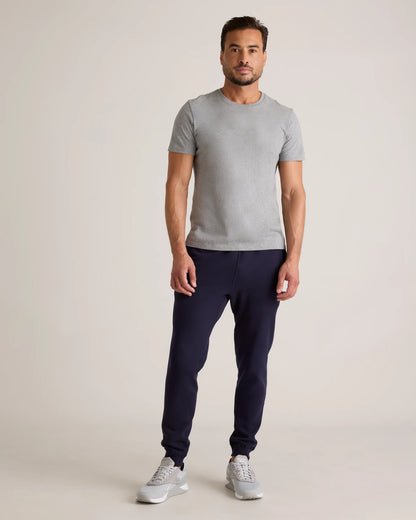Organic Midweight French Terry Slim Joggers - XS / Light Heather Grey