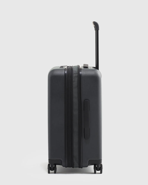 Expandable Carry-On & Medium Check-In Suitcase Set - One Size / Black