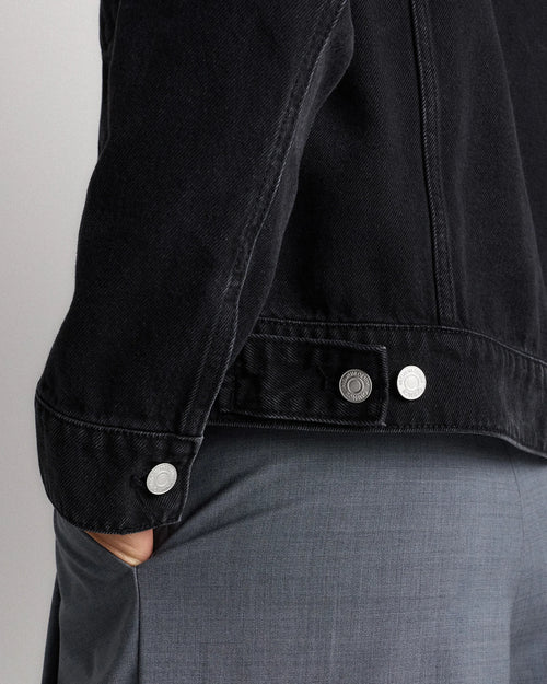 100% Organic Cotton Denim Jacket - XS / Indigo Blue