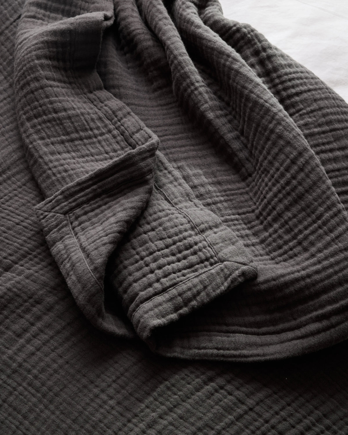 Organic Cotton Gauze Blanket - Full/Queen / Dried Sage