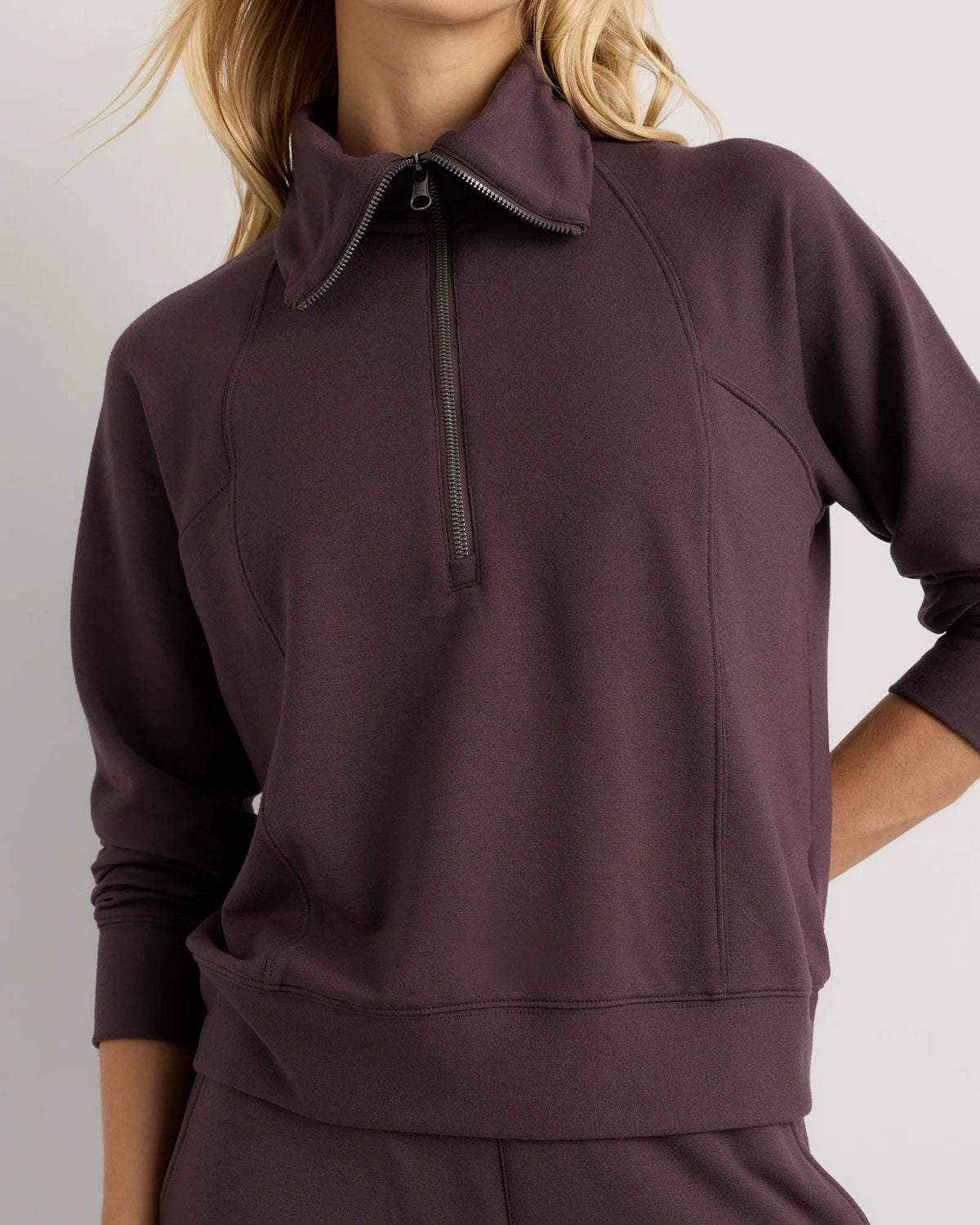 SuperSoft Fleece Half Zip - XS / Dried Fig