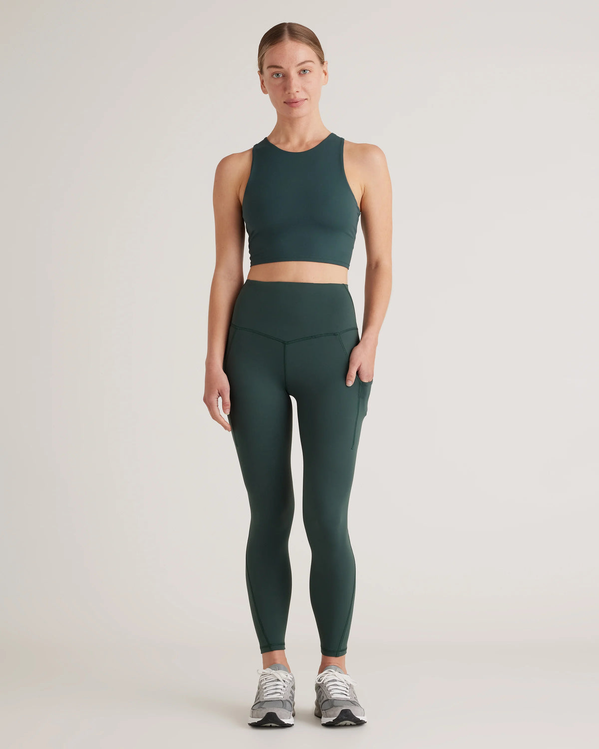 Ultra-Form High-Neck Cropped Tank - XS / Black Camo