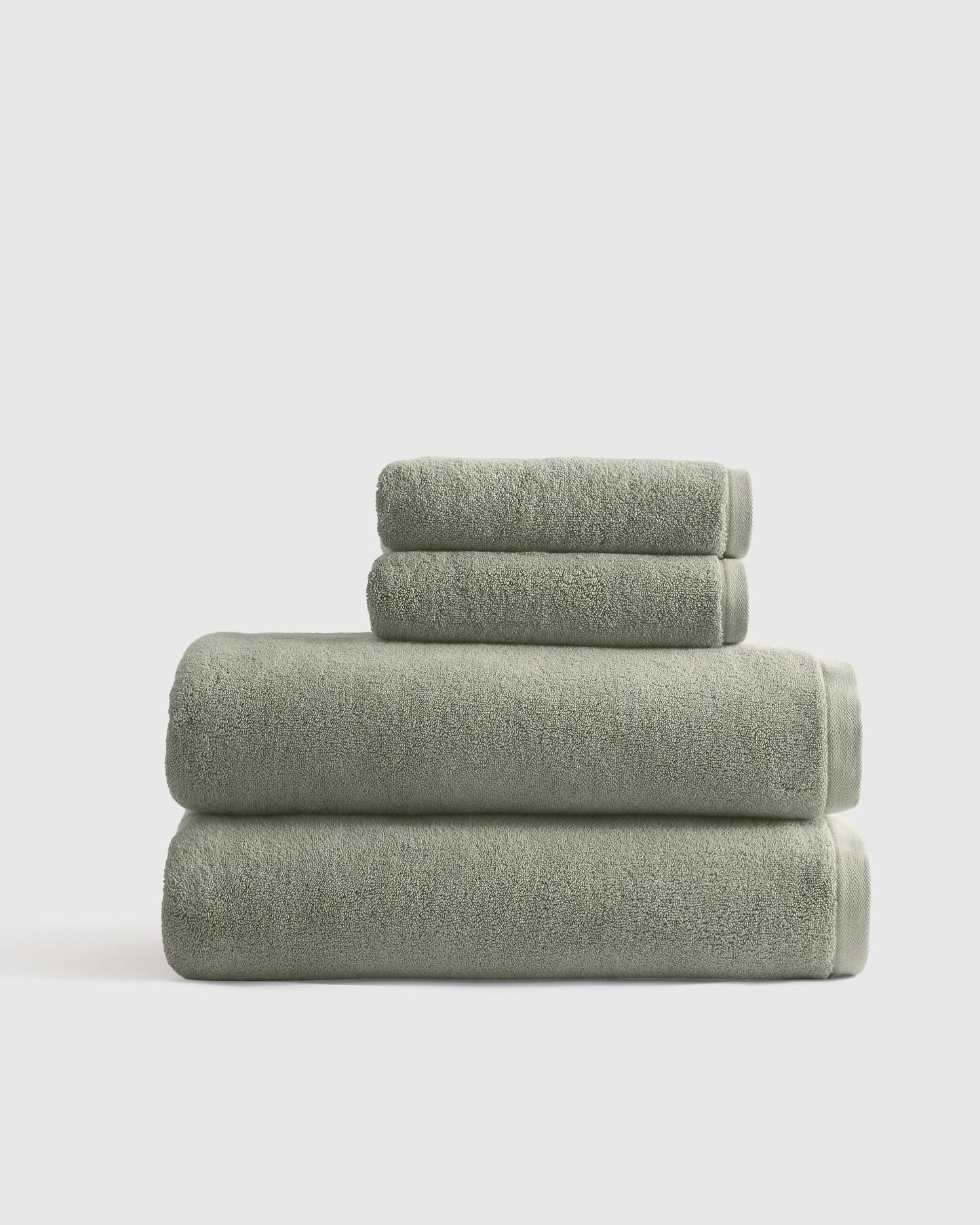 Plush Organic Turkish Cotton Bath Sheet Bundle (4 pieces) - One Size / White