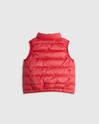 Lightweight Down Puffer Vest - 2T / Navy Mini Floral