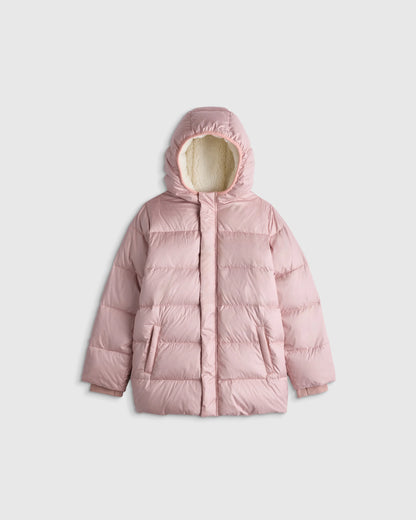 Heavyweight Down Puffer Coat - 2T / Purple Floral