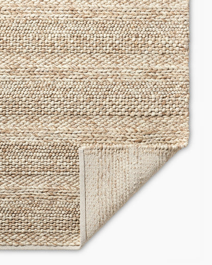 Rowan Handwoven Wool Rug - 5' x 8' / Sand