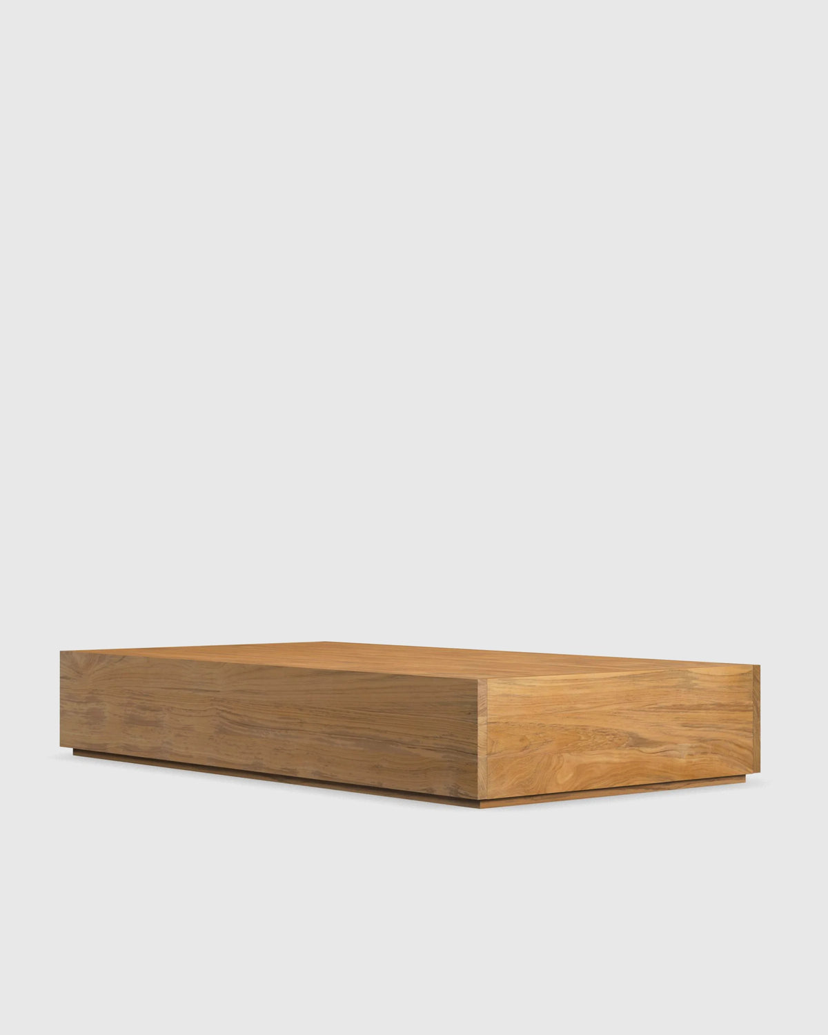 Solid Teak Outdoor Coffee Table - One Size / Natural Teak