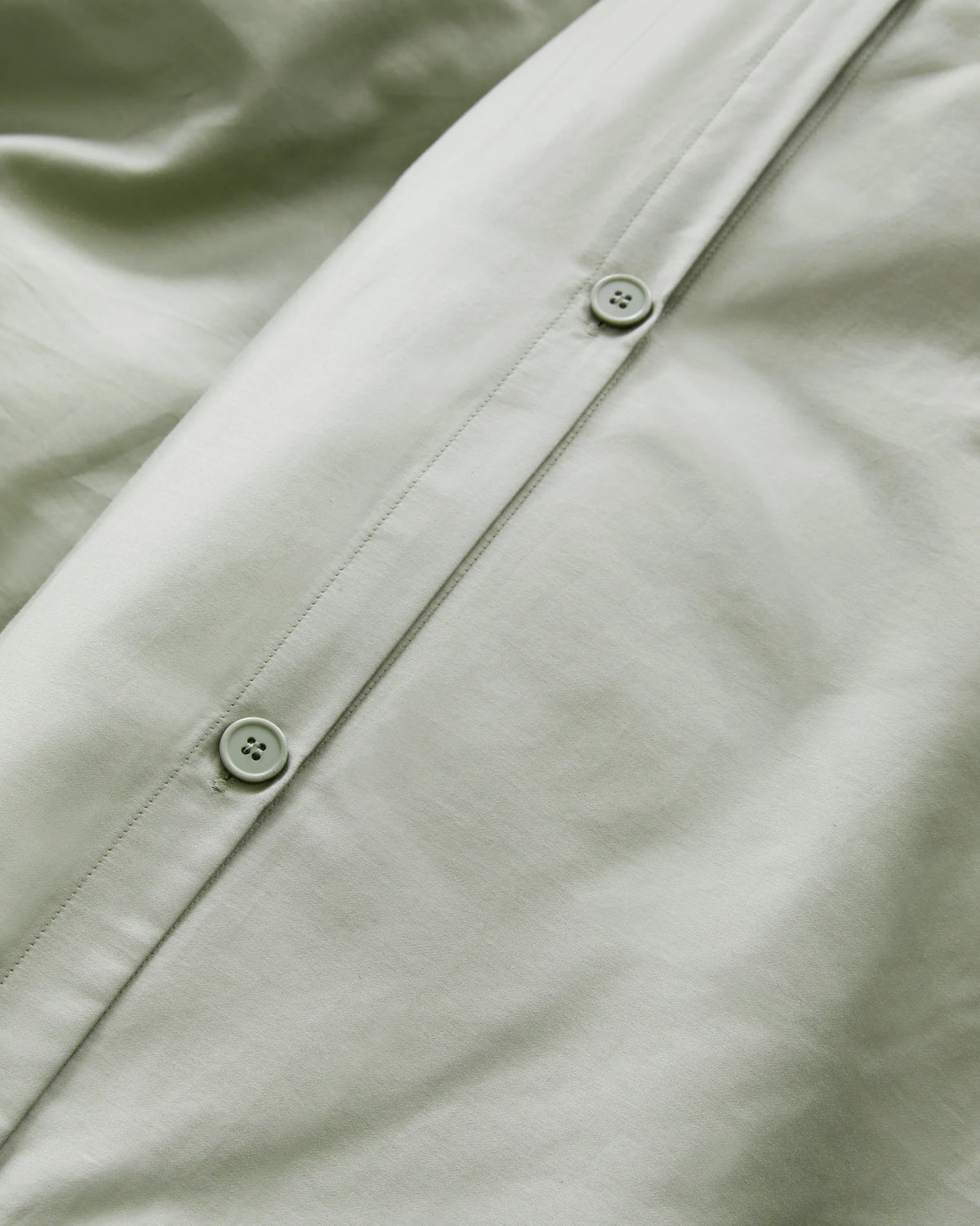 Organic Crisp Percale Duvet Cover - Twin / Ivory
