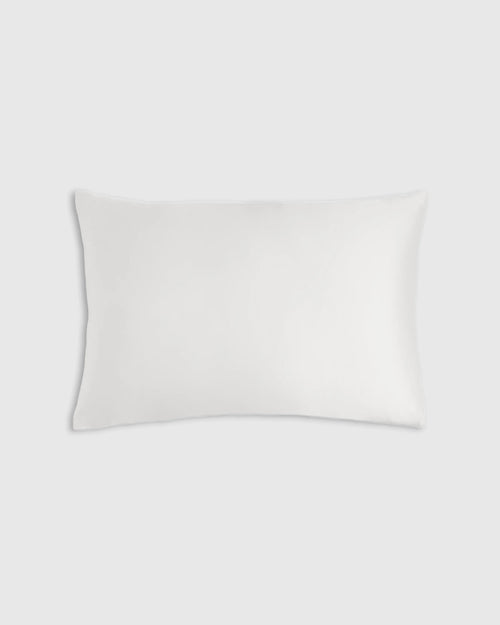 100% Mulberry Silk Pillowcase - Standard / White