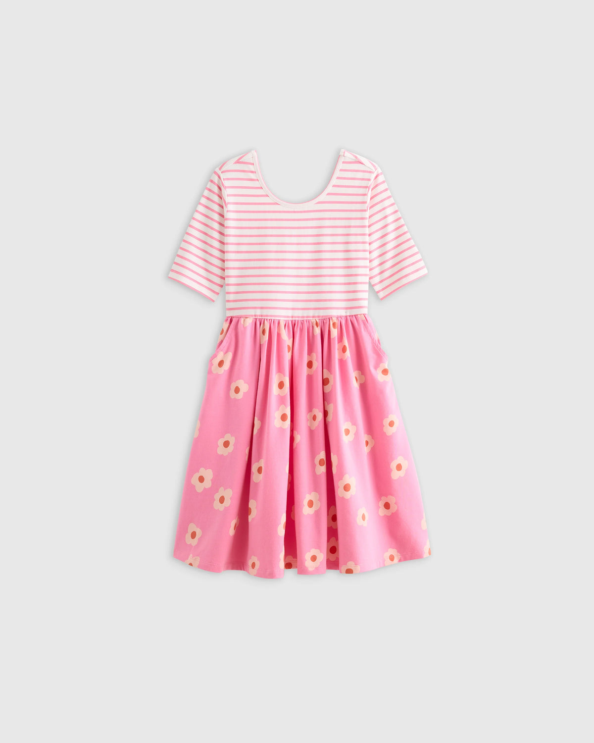 Organic Cotton Skater Dress - 2T / Sweet Cherries
