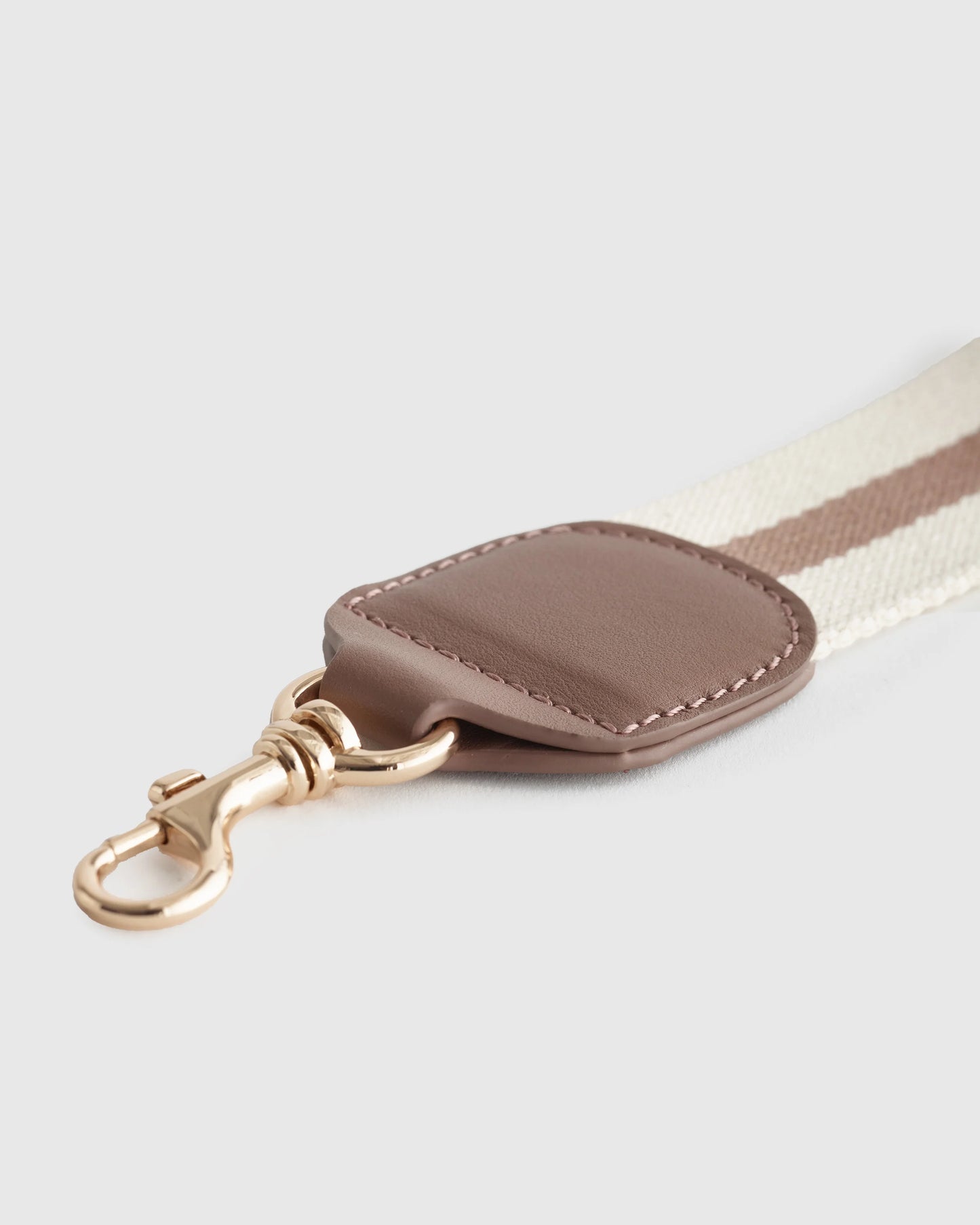 Organic Cotton Adjustable Webbing Strap - One Size / Black/Natural