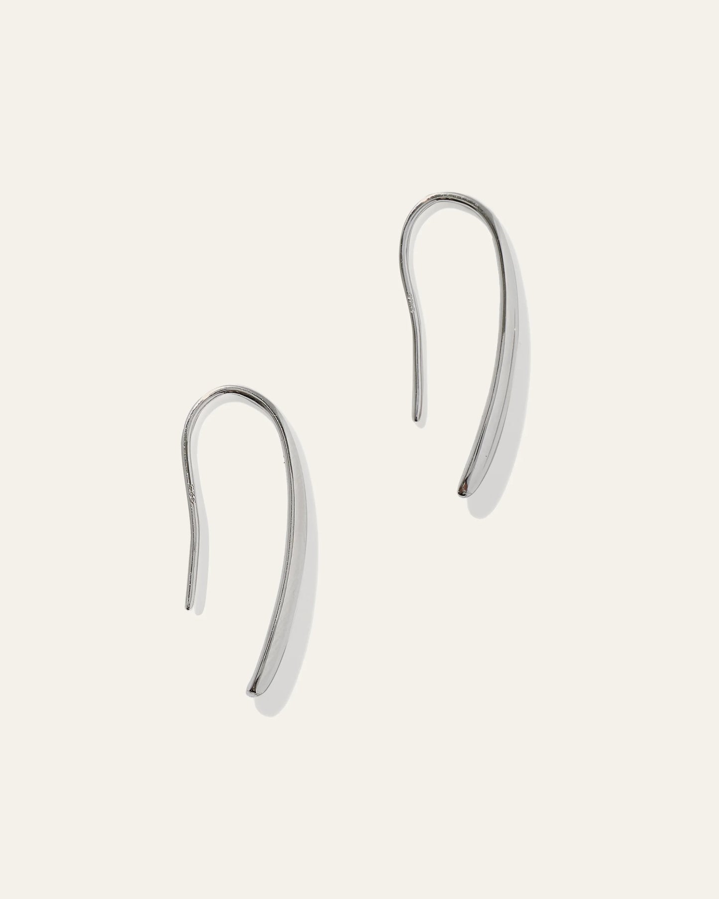 Threader Drop Earrings - One Size / Sterling Silver
