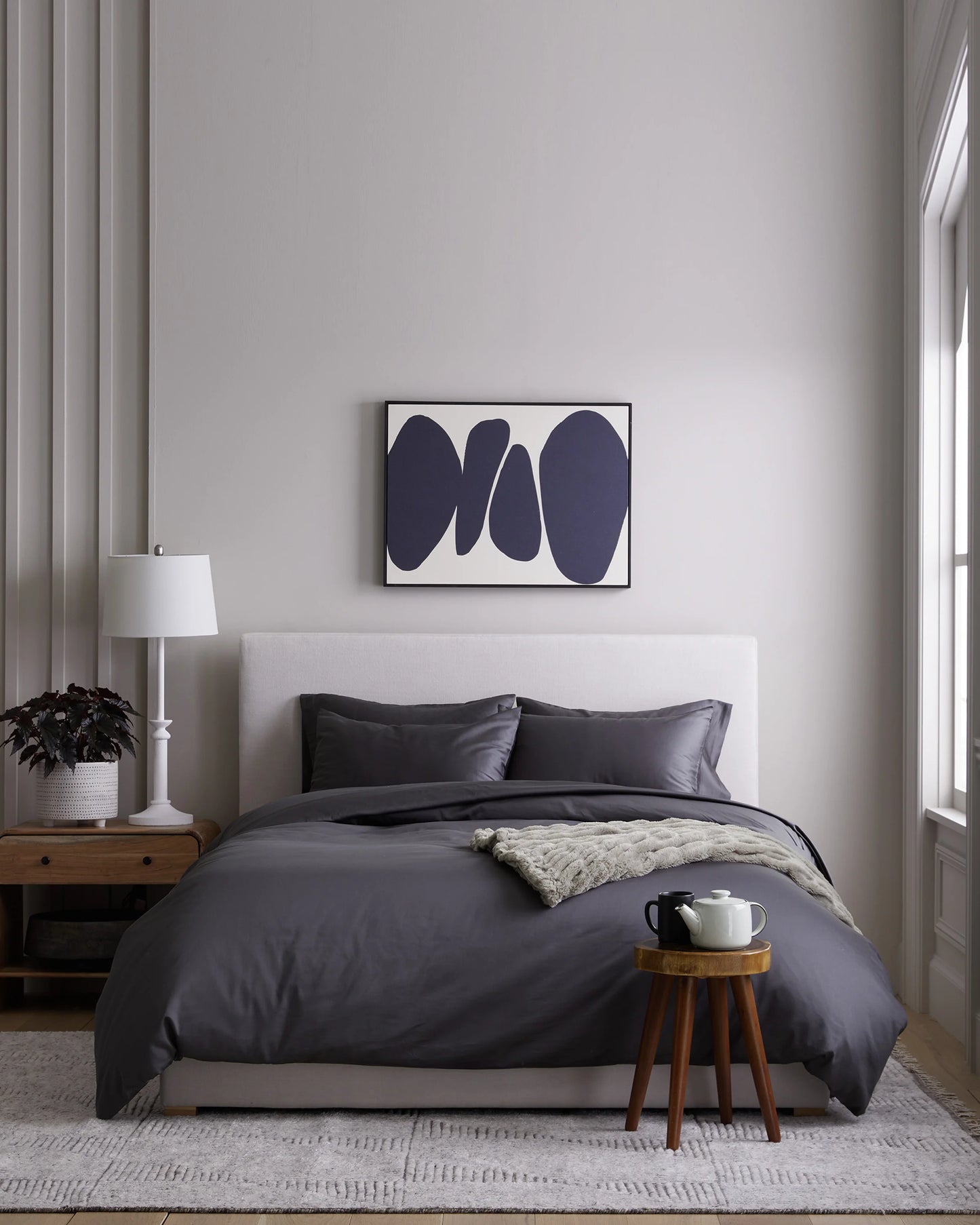 Luxury Organic Sateen Duvet Cover - Twin / Ivory