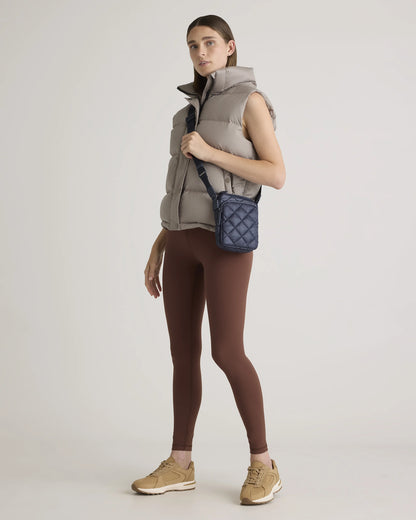 Transit Quilted Phone Crossbody - One Size / Navy