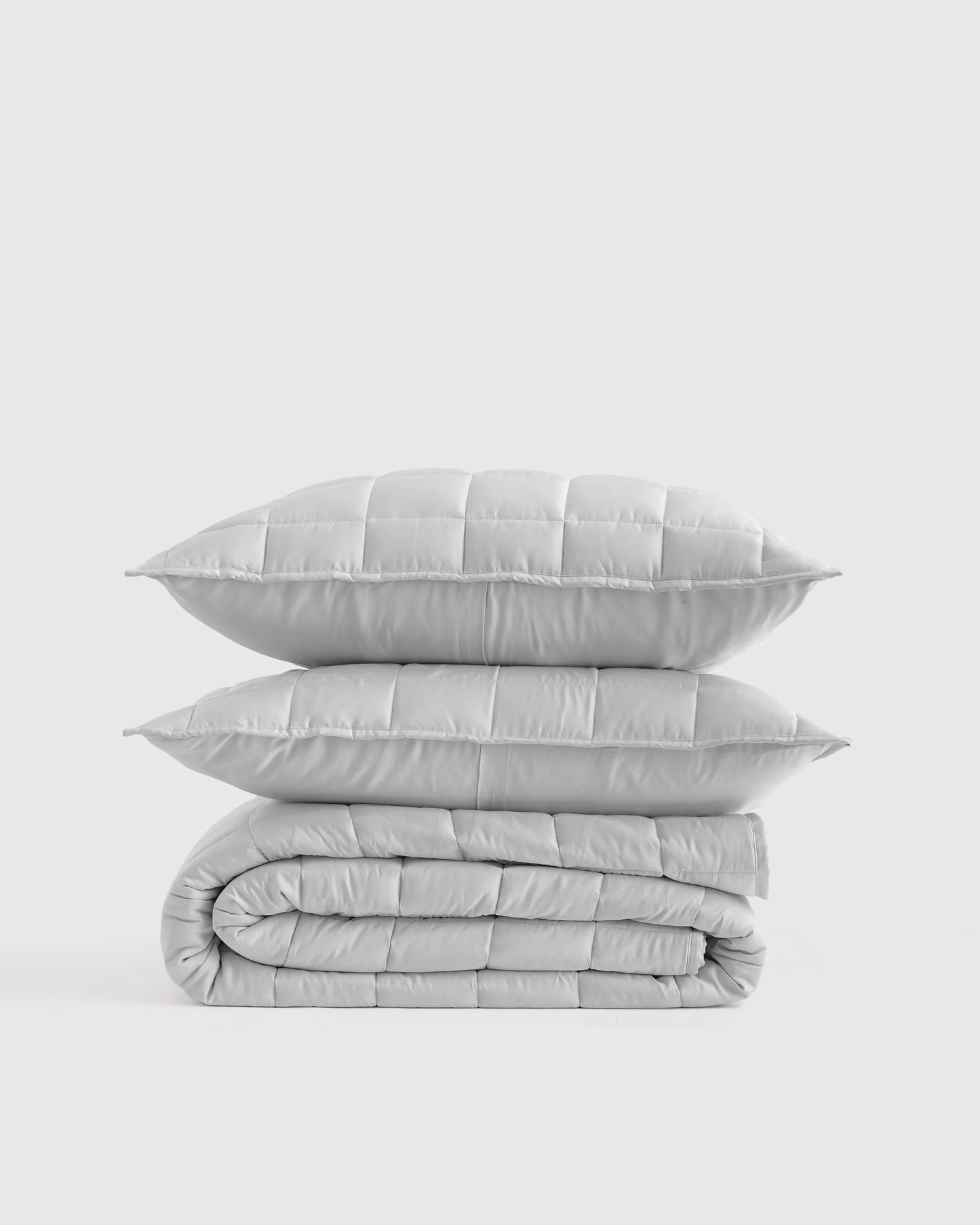 Bamboo Box Quilt Set - Twin / Sage