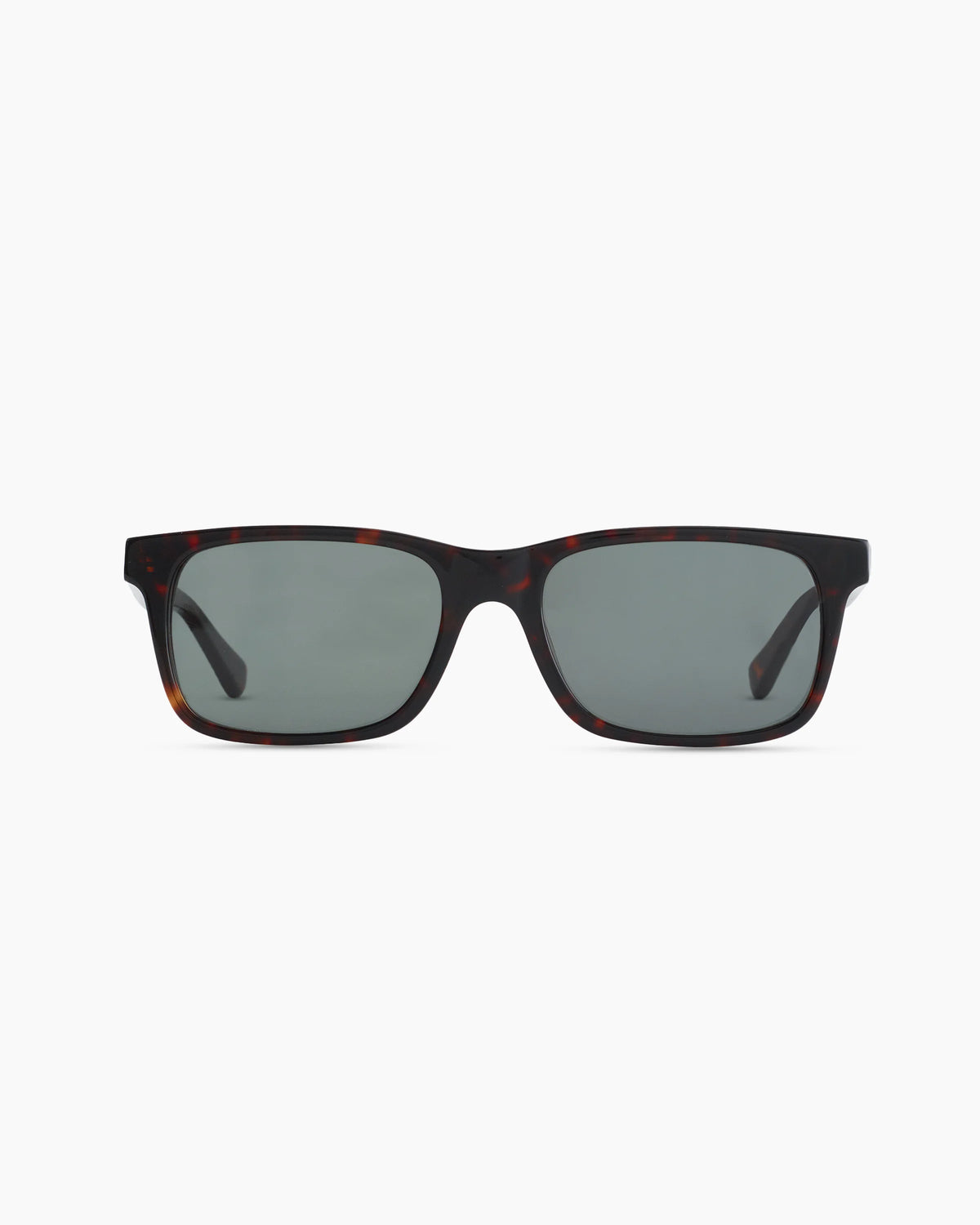 River Polarized Acetate Sunglasses - One Size / Tortoise with Green lens