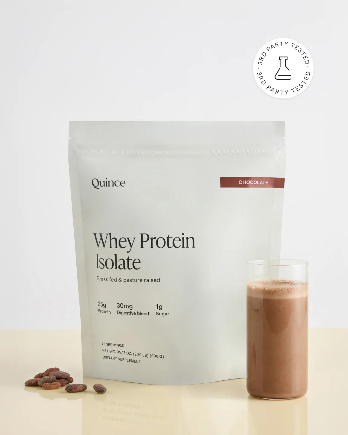 Grass-Fed Whey Protein Isolate - 30 Servings / Vanilla Bean