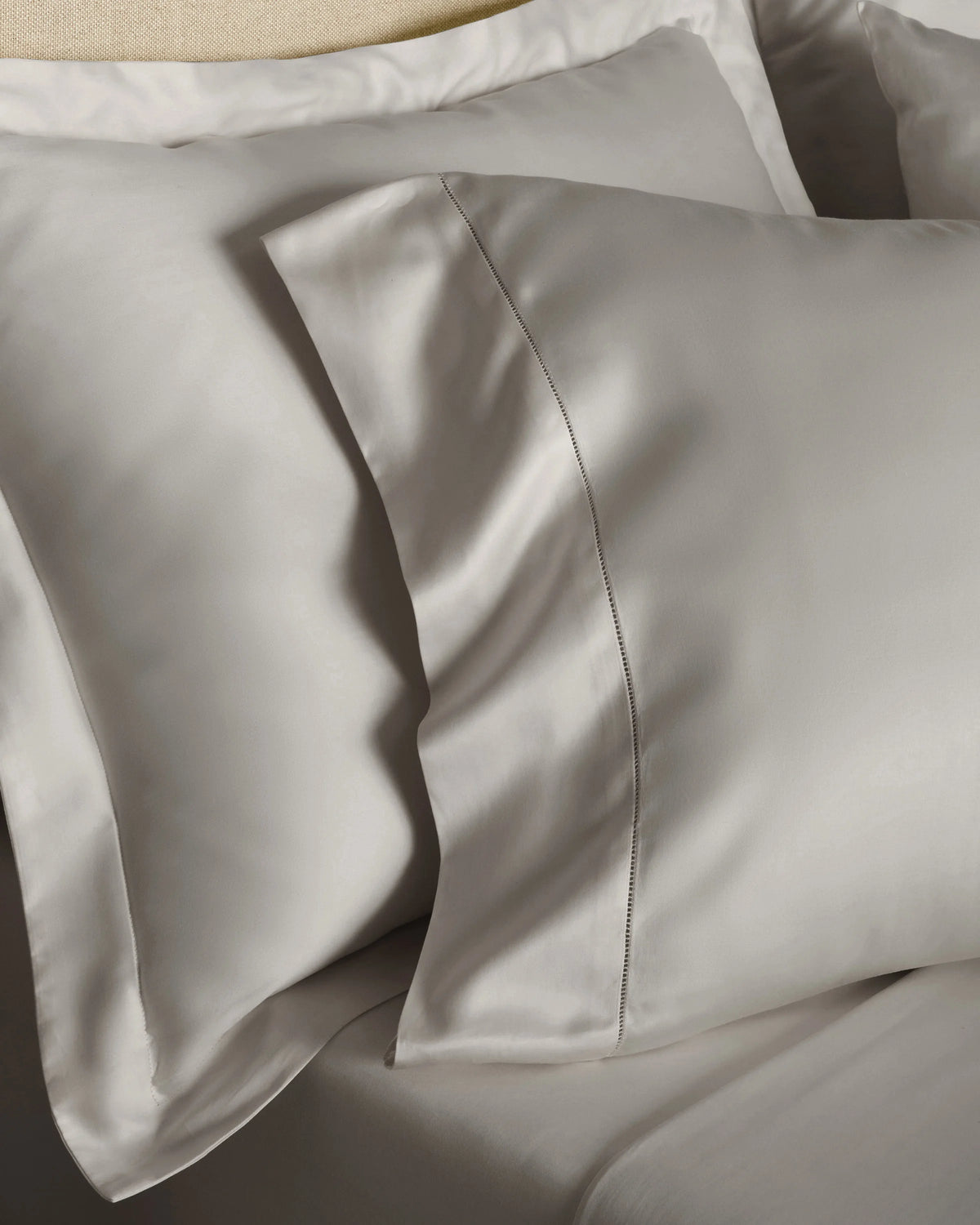 Signature Giza Cotton Sateen Duvet Cover Set - Twin / Sand