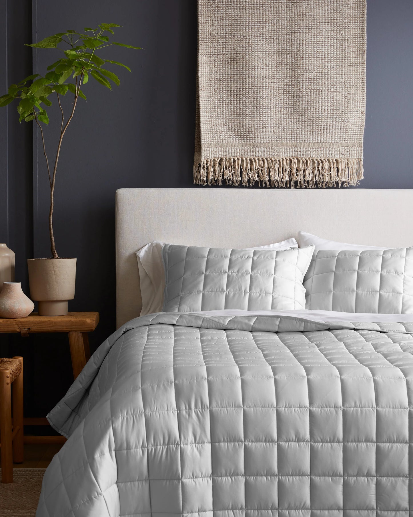 Bamboo Box Quilt Set - Twin / Sage