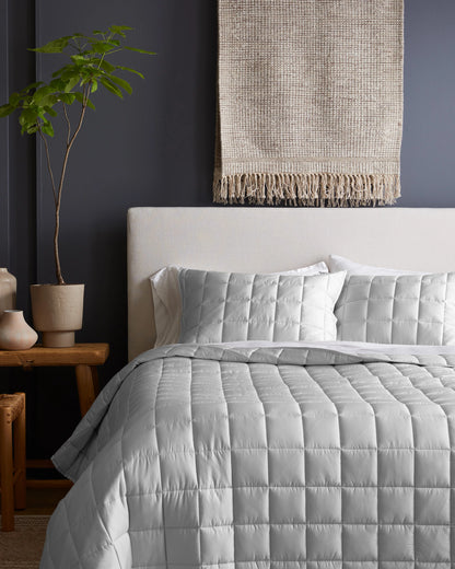 Bamboo Box Quilt Set - Twin / Sage