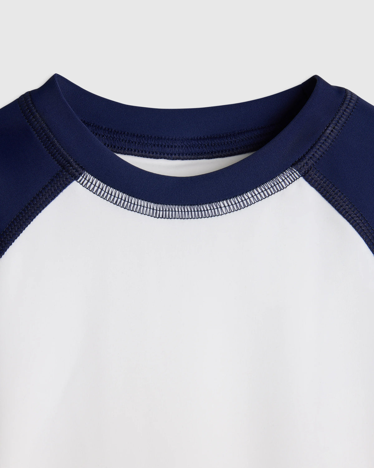 Long Sleeve Raglan Rash Guard - 6-9M / Island Aqua