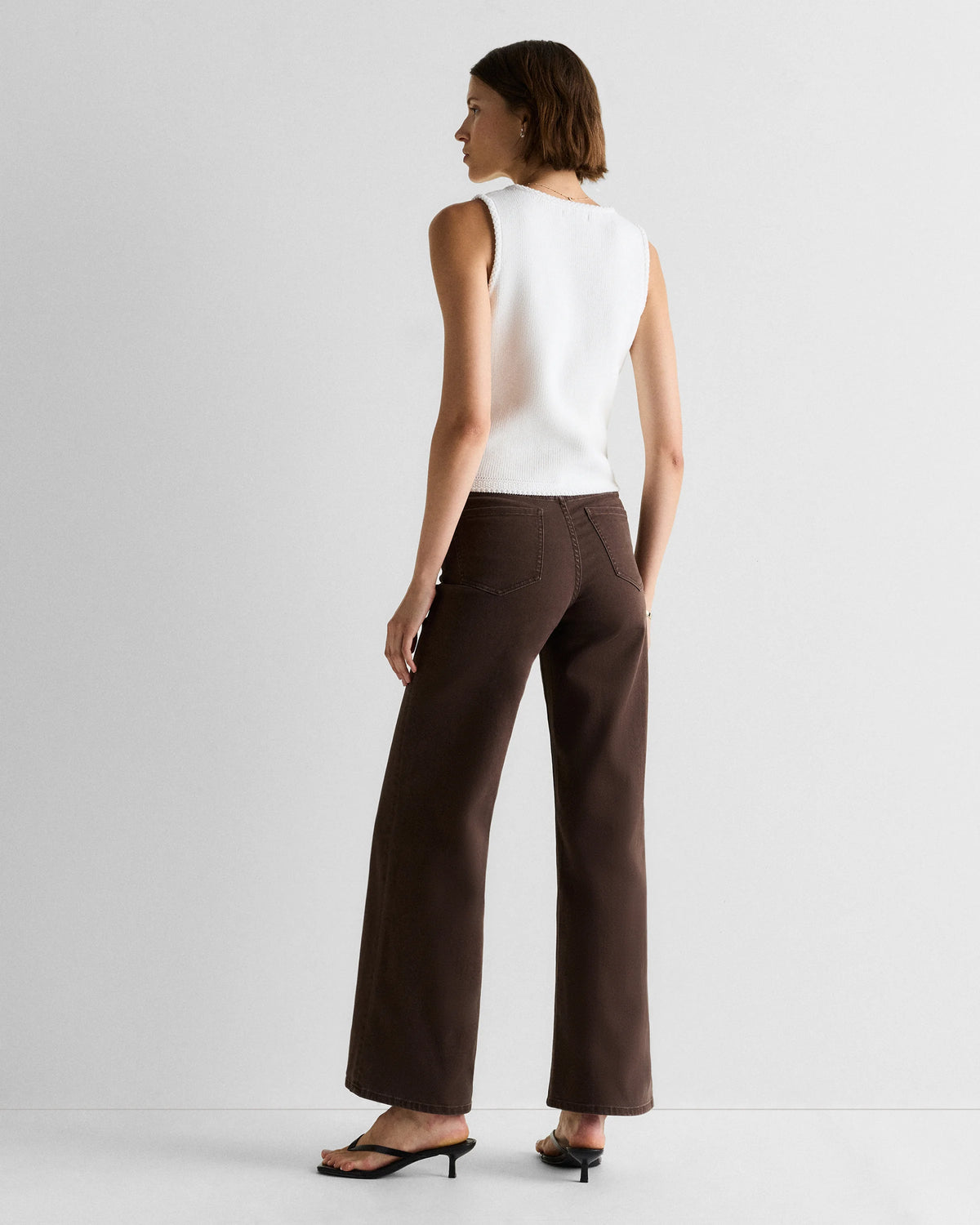 Bella Stretch Wide Leg Jeans - 24 / Frosted Blue