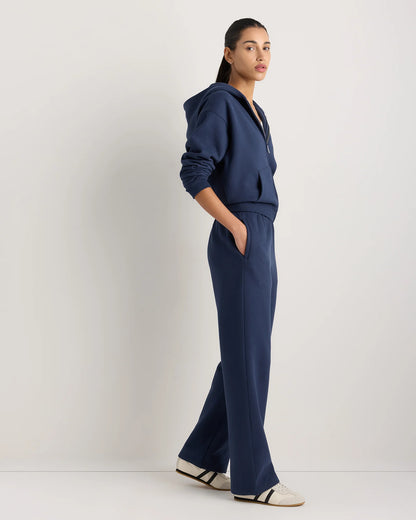 Everyday Fleece Straight Leg Sweatpants - XS / Coastal Sage