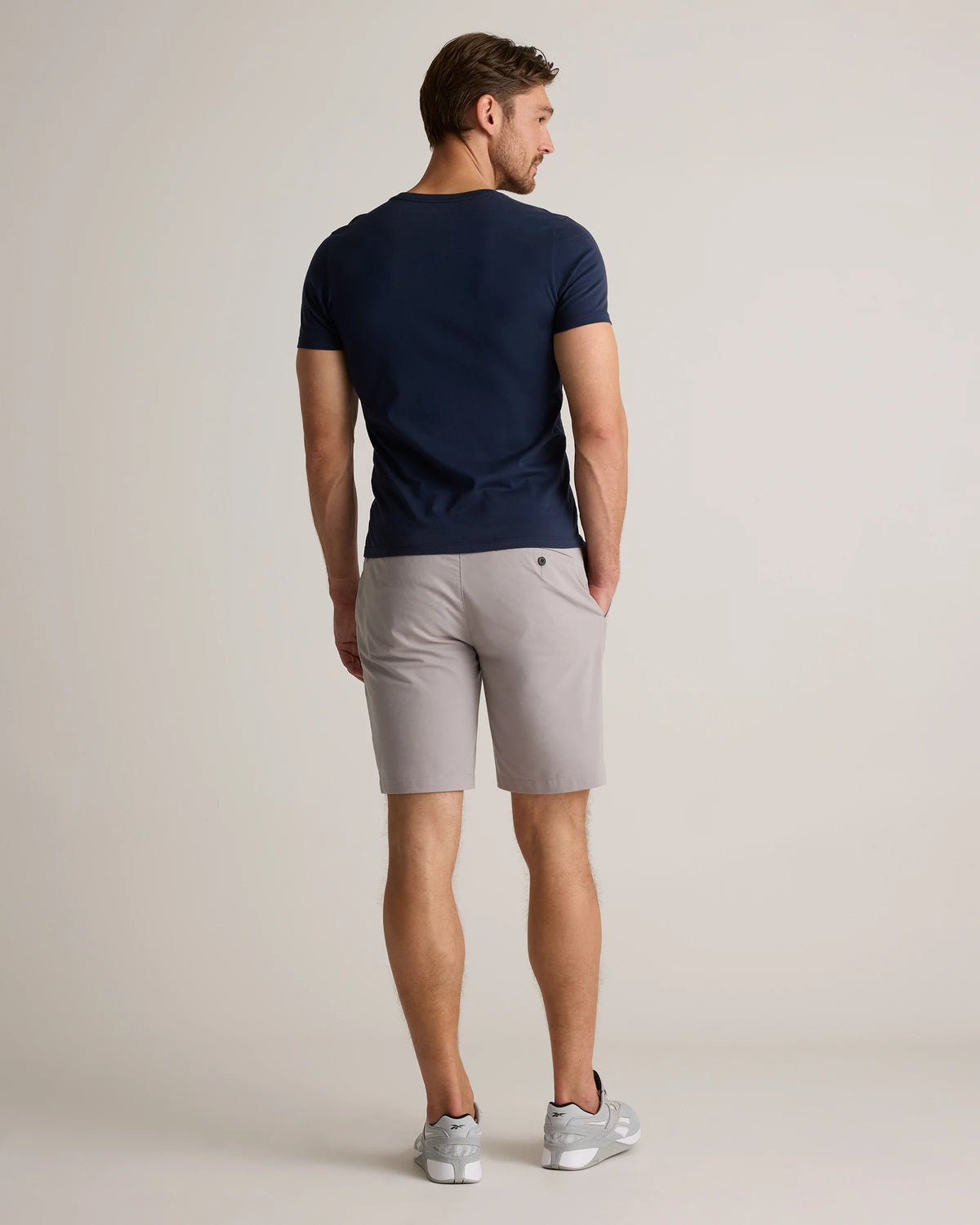 Organic Cotton Coolmax® Chino Shorts - 9" - 30 / Gravel