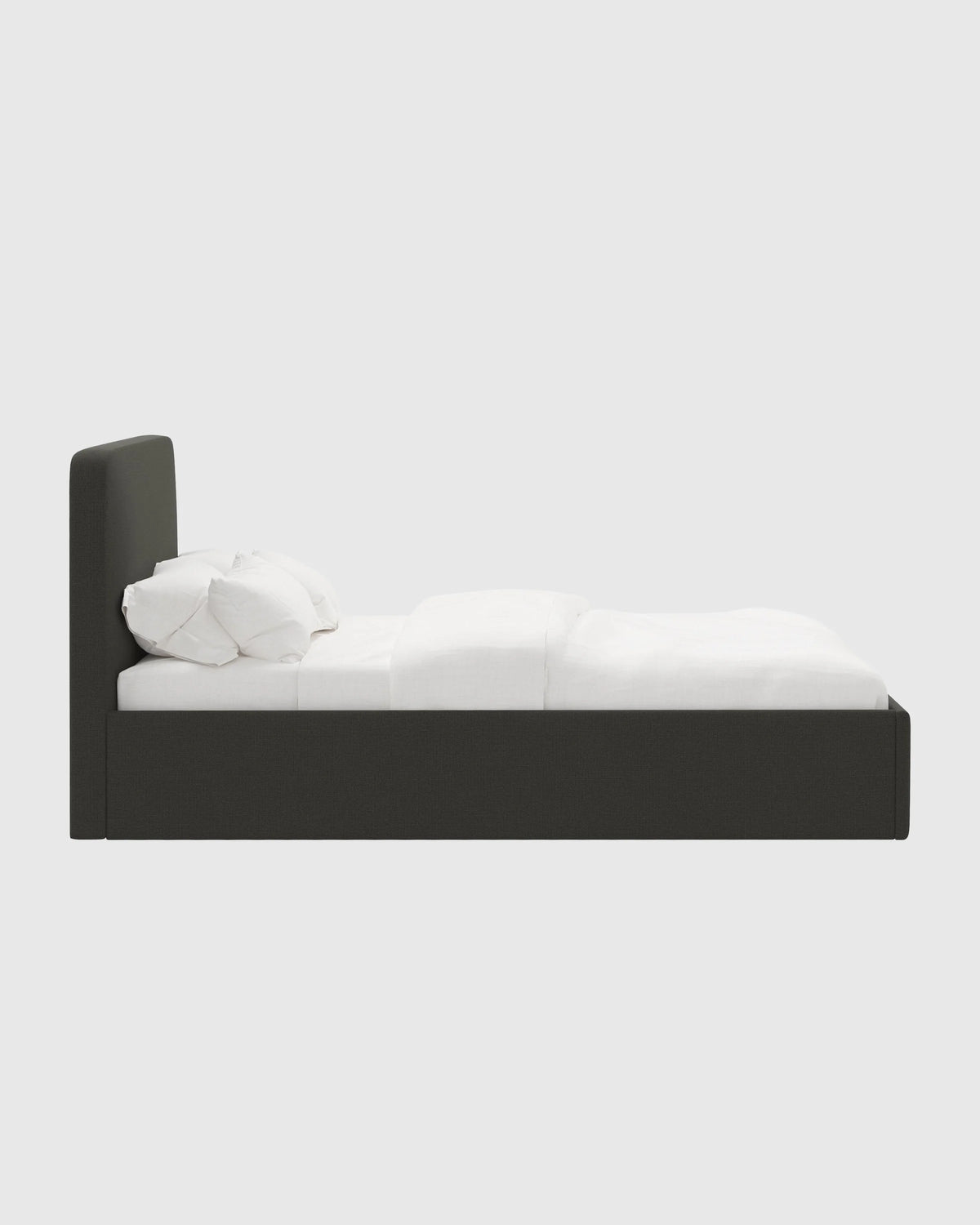 100% Linen Curved Bed - Full / Canvas