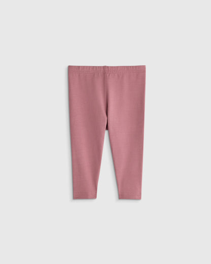 Organic Cotton Leggings - 12-18M / Sugar Plum