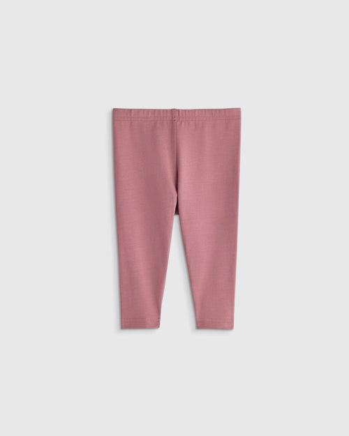 Organic Cotton Leggings - 12-18M / Sugar Plum
