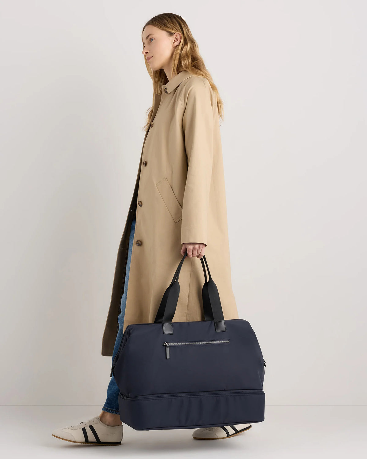 Voyage Nylon Dual Compartment Weekender - One Size / Black