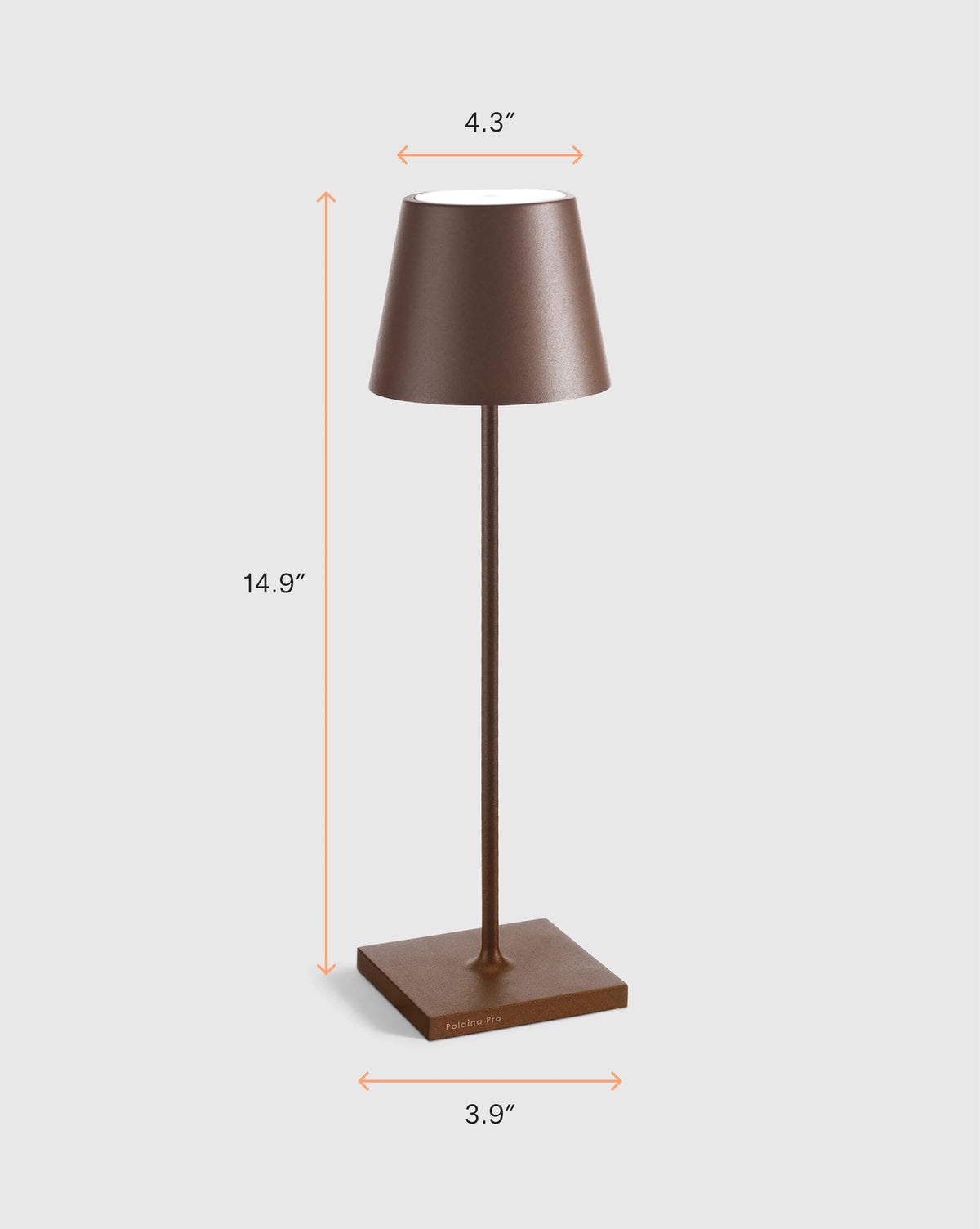 Poldina Pro Rechargeable Table Lamp by Zafferano - Regular / White