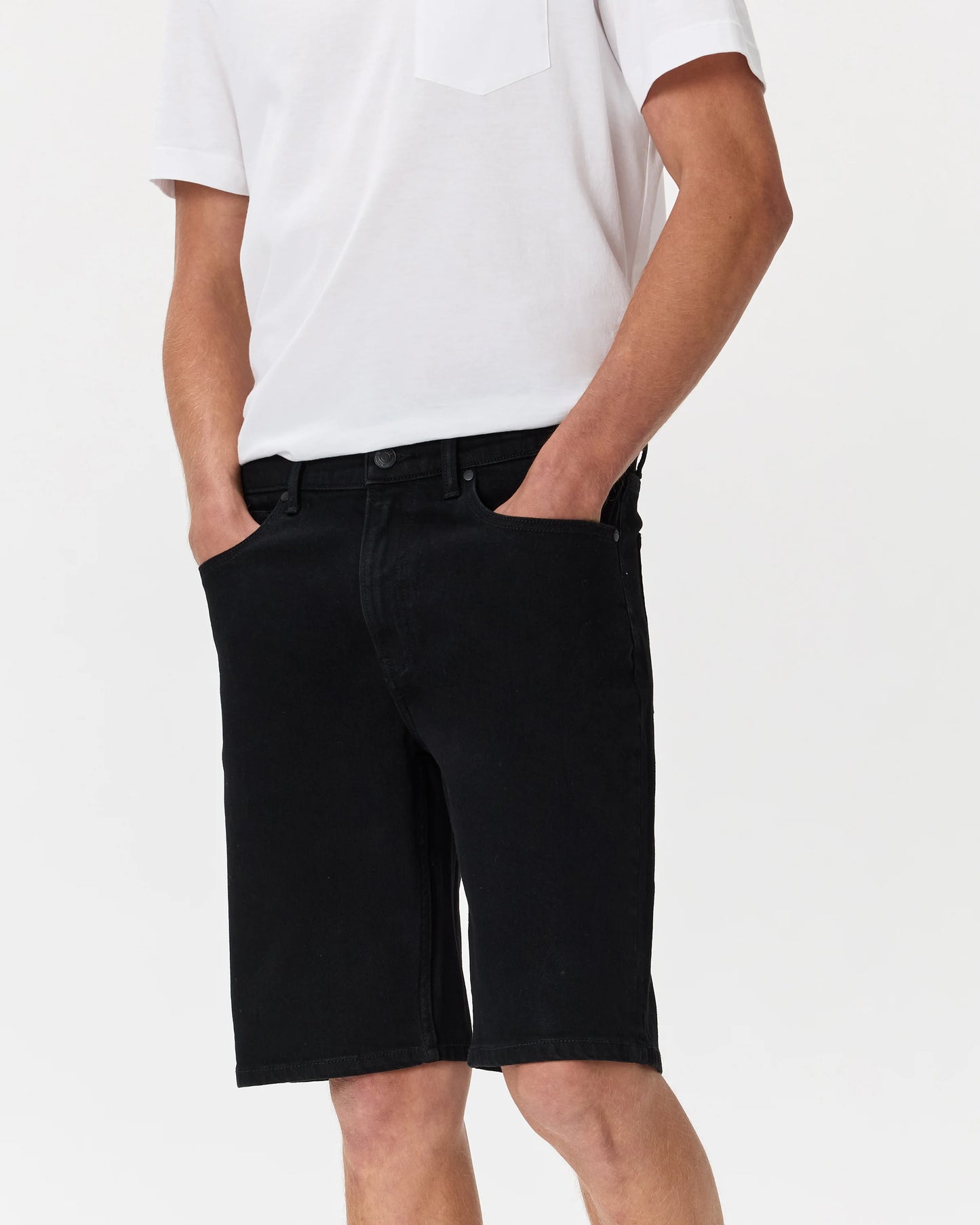 Warren Stretch Denim Shorts - 10" - 30 / Black