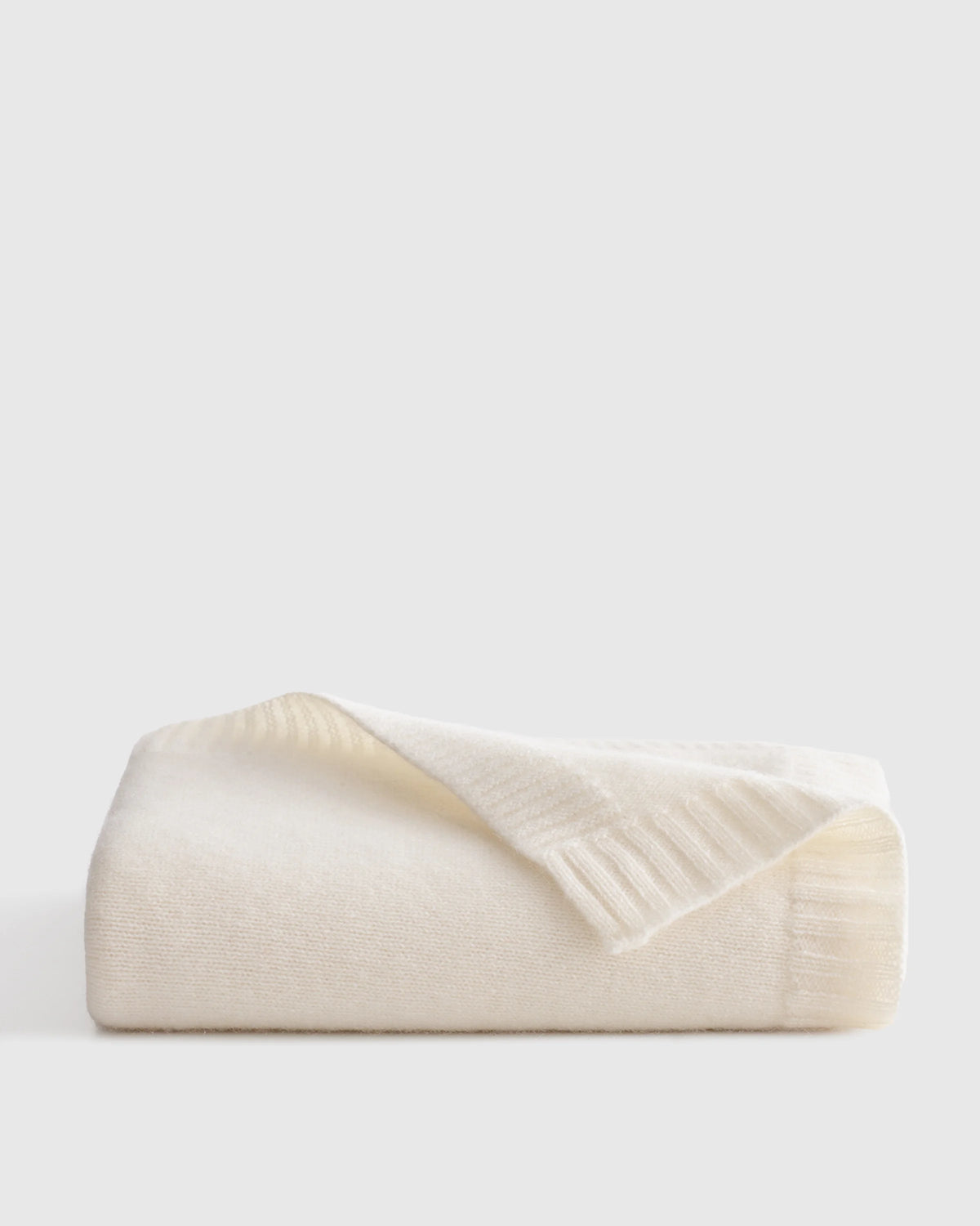 Mongolian Cashmere Luxe Knit Baby Blanket - One Size / True Navy