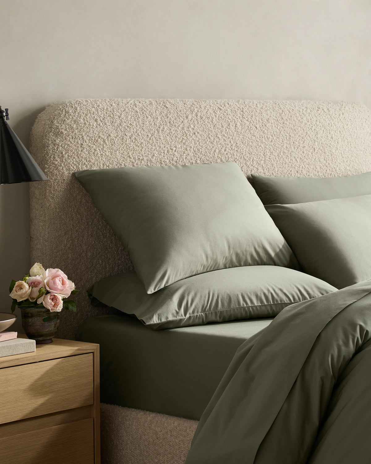 Organic Crisp Percale Sham Set - Standard / White