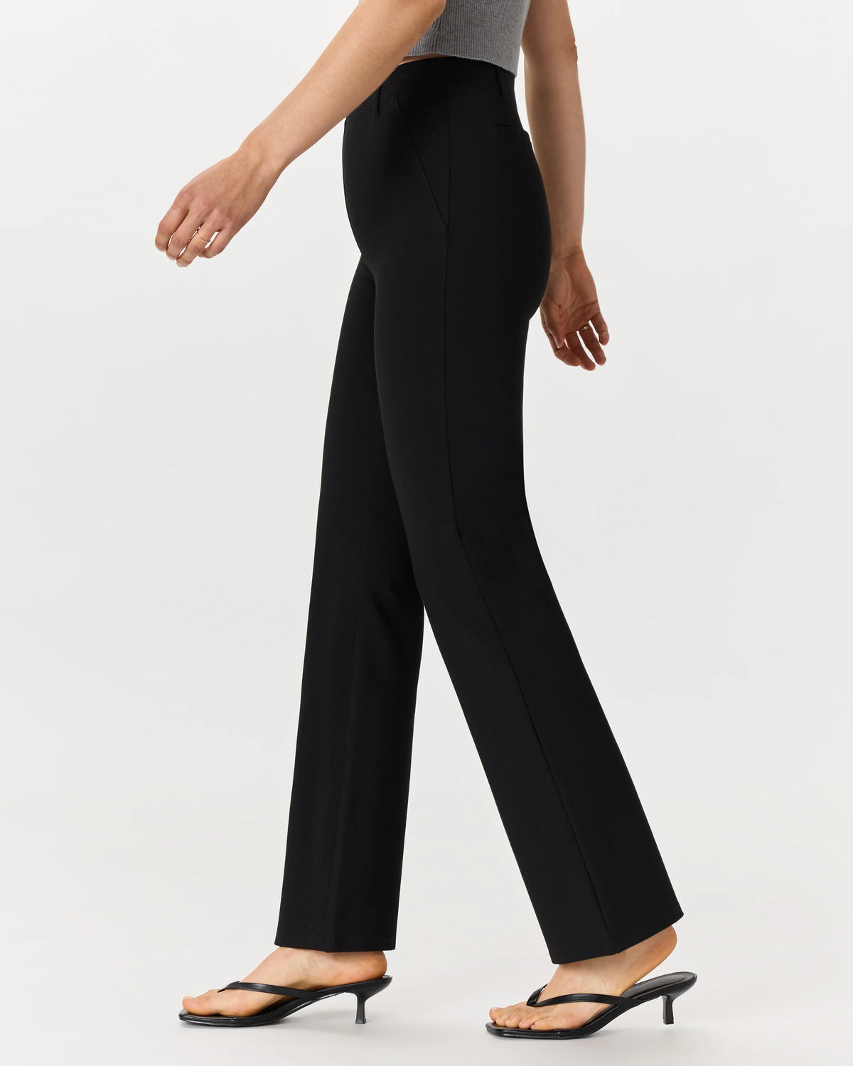 Ultra-Stretch Ponte Bootcut Pants - XS / Roasted Pecan