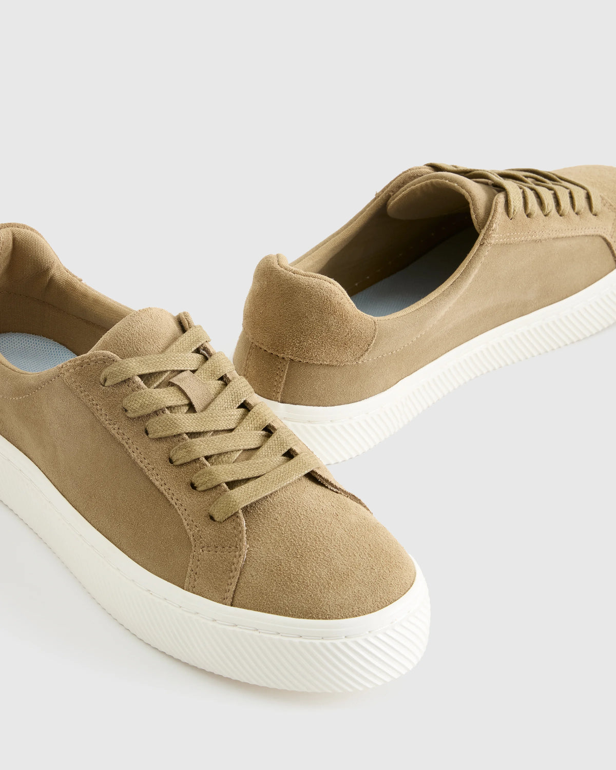 Italian Suede Everyday Sneaker - 5 / Black