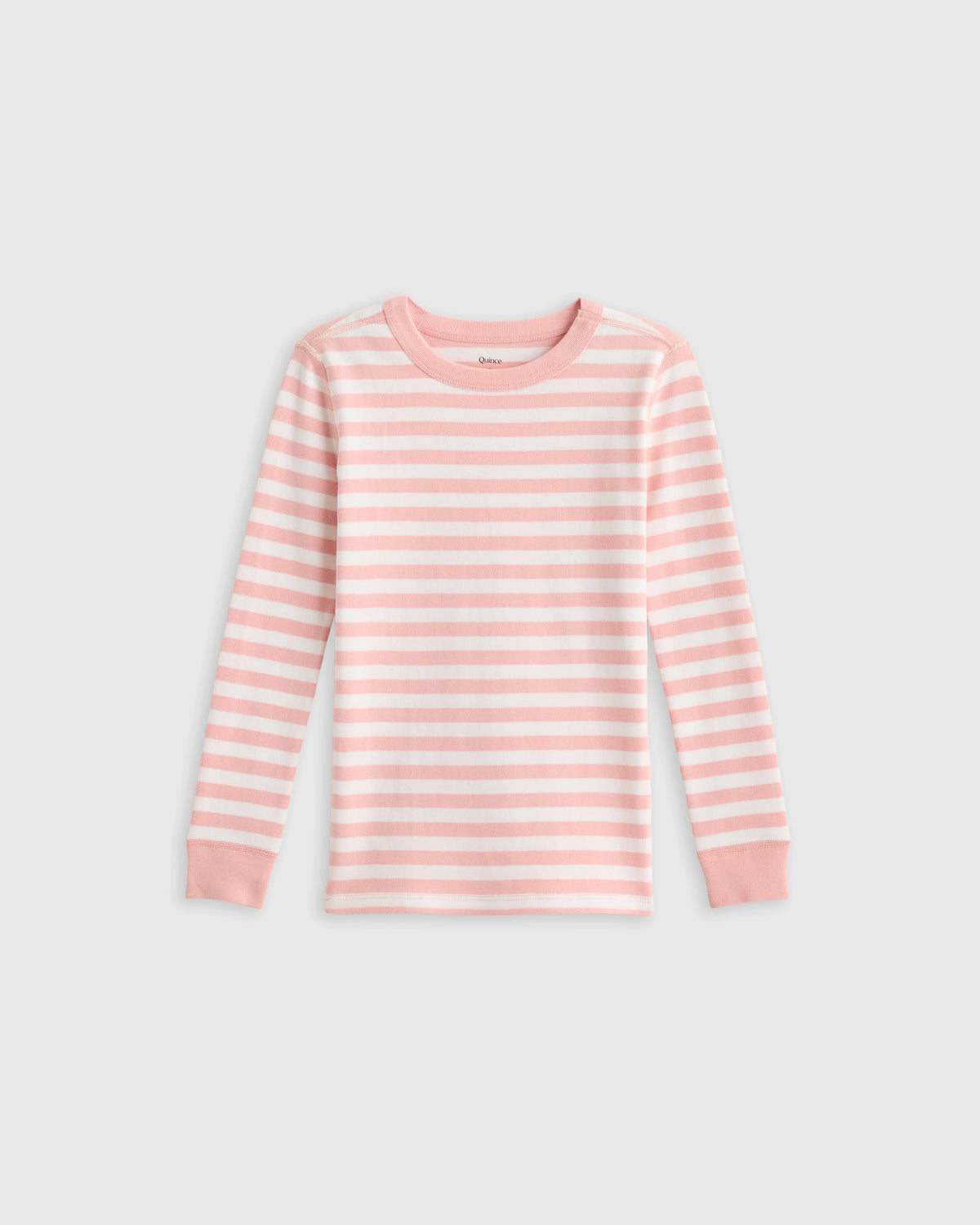100% Organic Cotton Long Sleeve and Pant Pajama Set - 2T / Navy Stripe