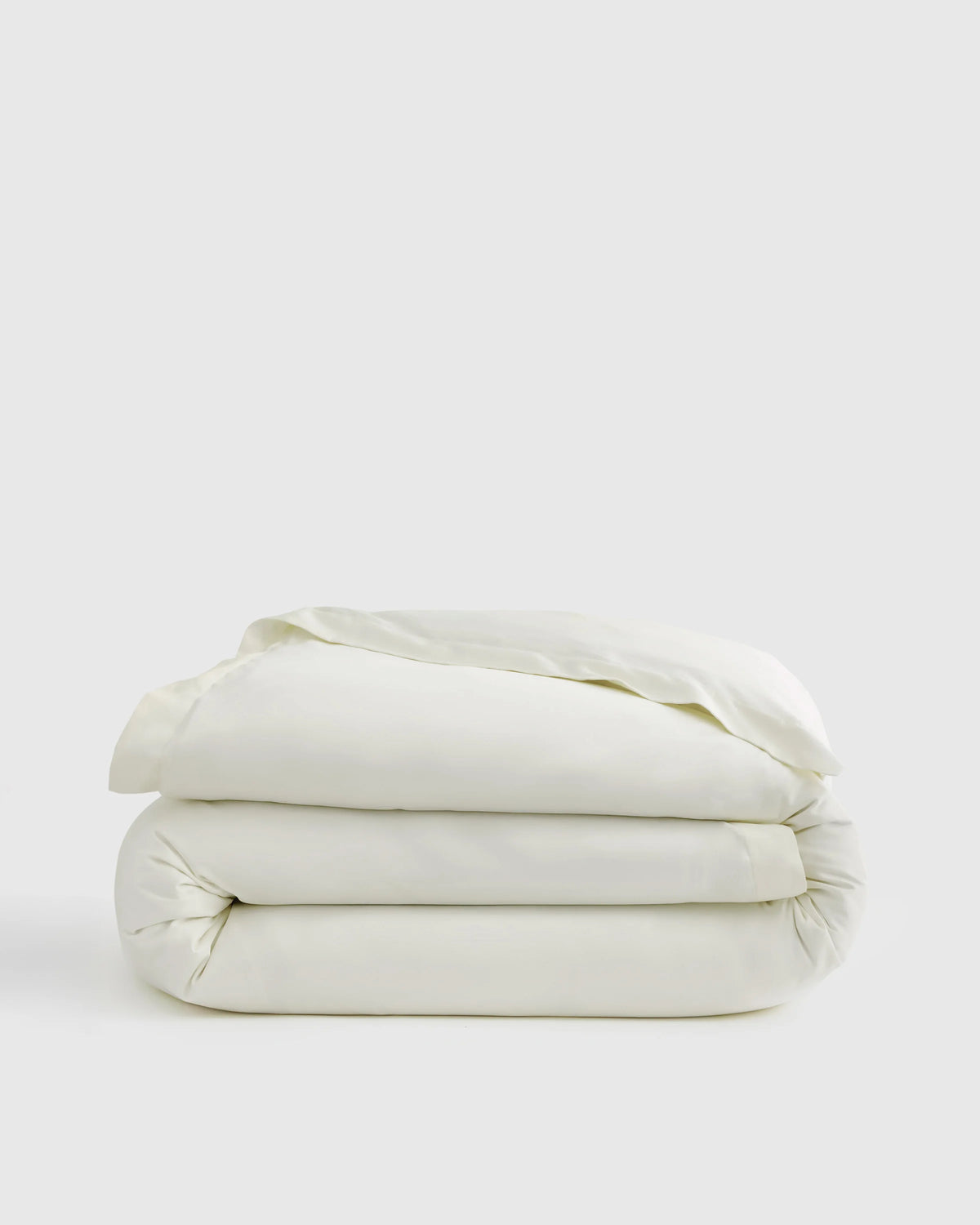 Signature Giza Cotton Sateen Duvet Cover - Twin / Light Grey