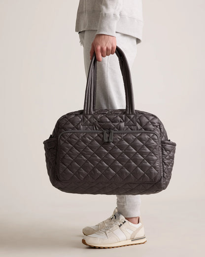 Transit Quilted Duffle Bag - One Size / Taupe Brown