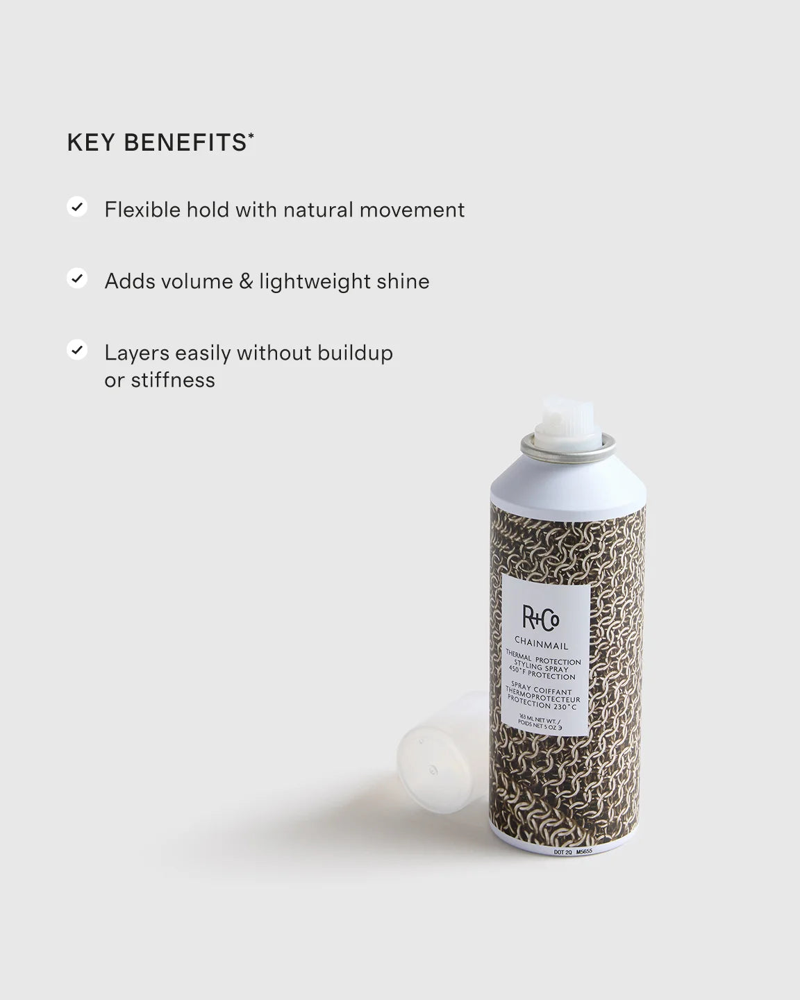 Chainmail Thermal Protection Styling Spray by R+Co - One Size / No Color