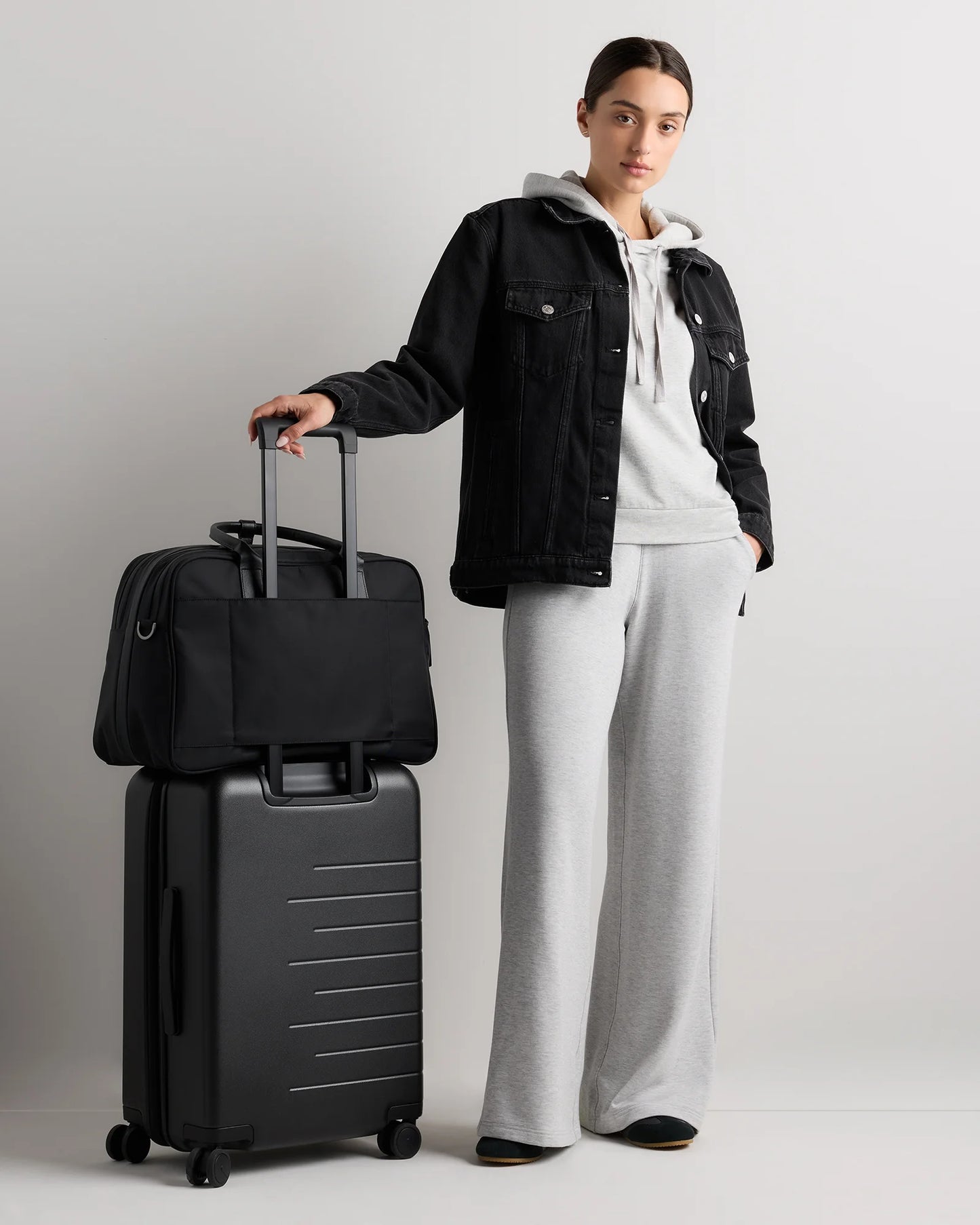 Voyage Nylon Split Travel Bag - One Size / Dark Green