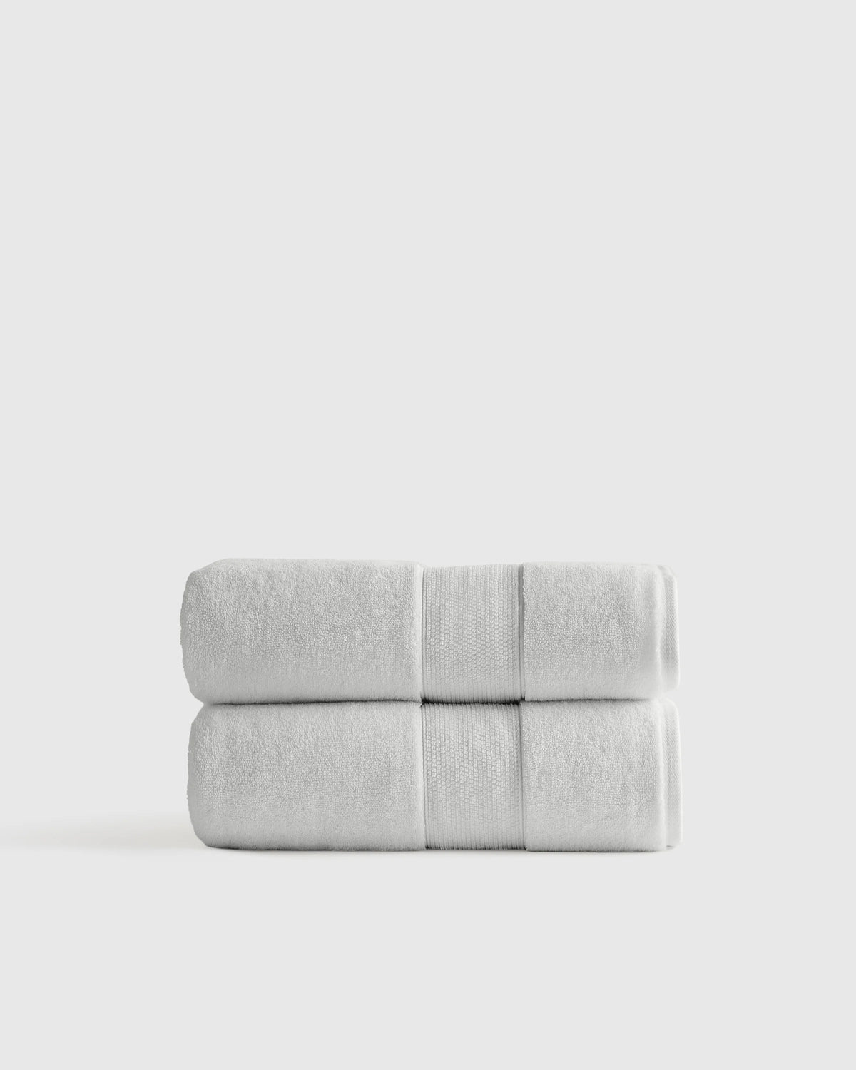 Classic Organic Turkish Cotton Bath Towel (Set of 2) - One Size / White